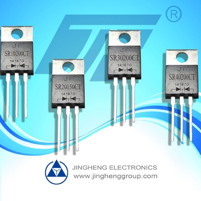 Структура сплава SR10200CT 10A 200V Диод-ректификатор барьера Schottky в пакете ITO220AB
